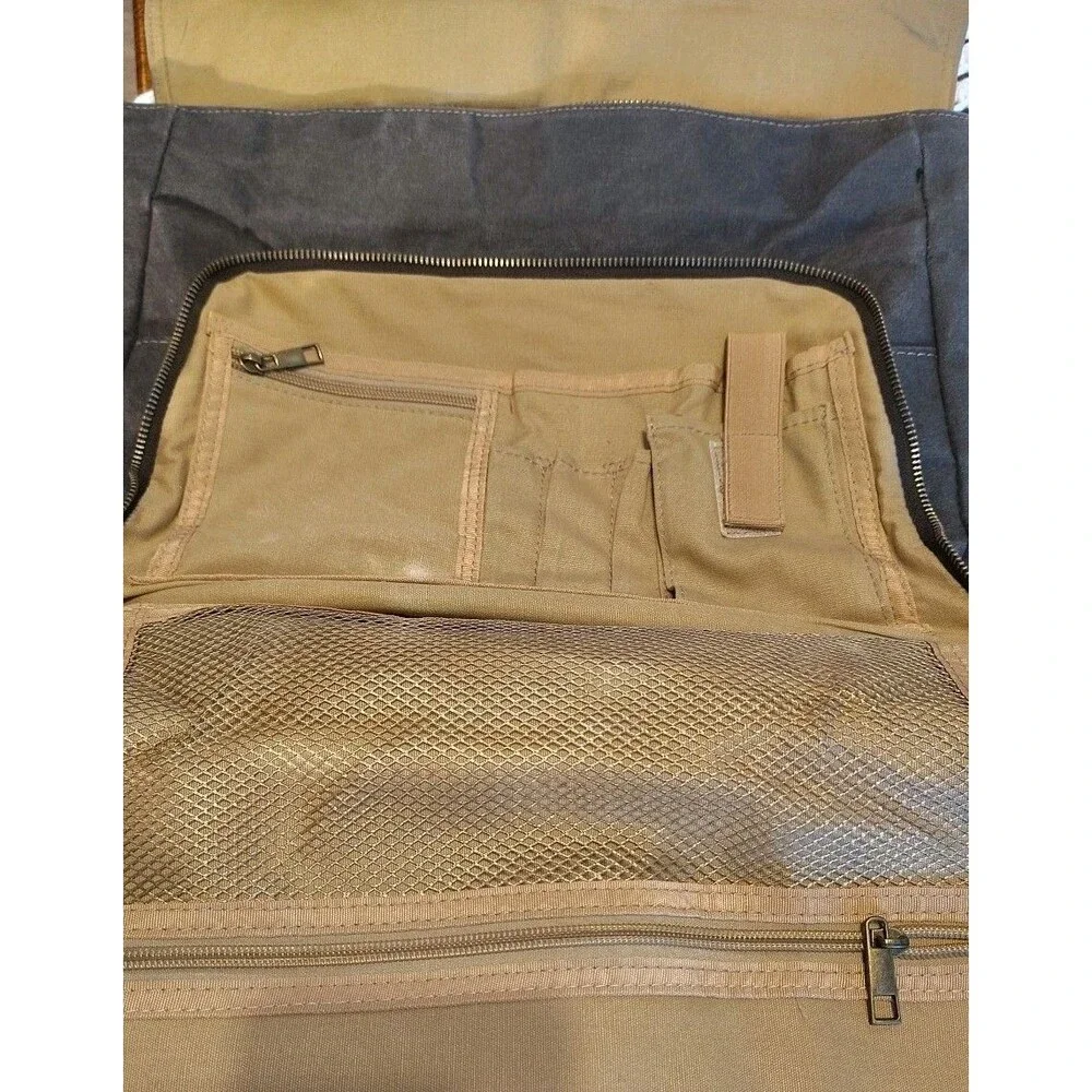 Canvas Shoulder Crossbody Bag Satchel 15.6